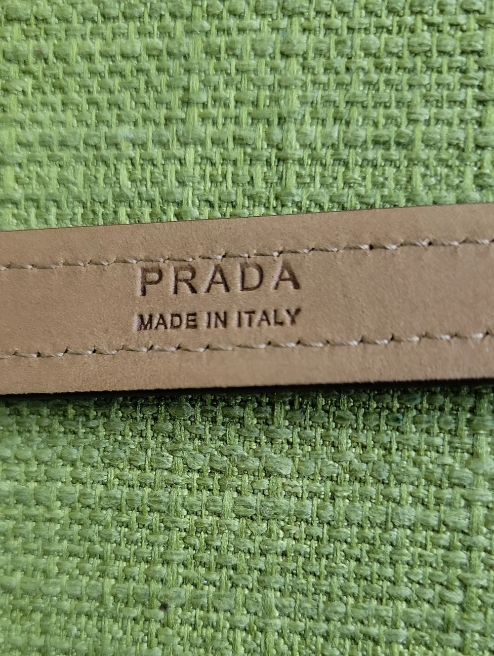 Prada Vintage Women's Leather Belts Silver Buckle